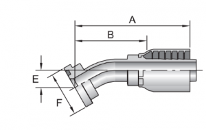 SAE Code 61 Flange Head – 30° Elbow | Precision Engineering