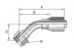 Female BSP Parallel Pipe – Swivel – 45° Elbow – (60° Cone) | Versatile Configurations