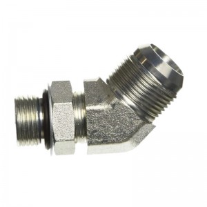 ISO 6149-2 45° Elbow Metric Male 24°Cone | Metric Male Adjustable Stud End | Excellent Connections