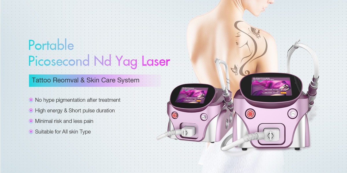 Beauty equipment 1064+532 Picosecond laser tattoo removal machine vertical pigment treatment picosecond laser mahcine