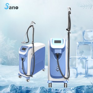 Reasonable price Zimmer Air Cooling Machine - Cryo Cold Air Skin Cooling Machine For Laser Treatment – Sano