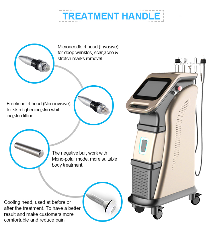 Special Design for Co2 Laser Spot Treatment - Newest Microneedle RF Fractional Equipment sano pinxel-2 RF machine face lifting – Sano detail pictures