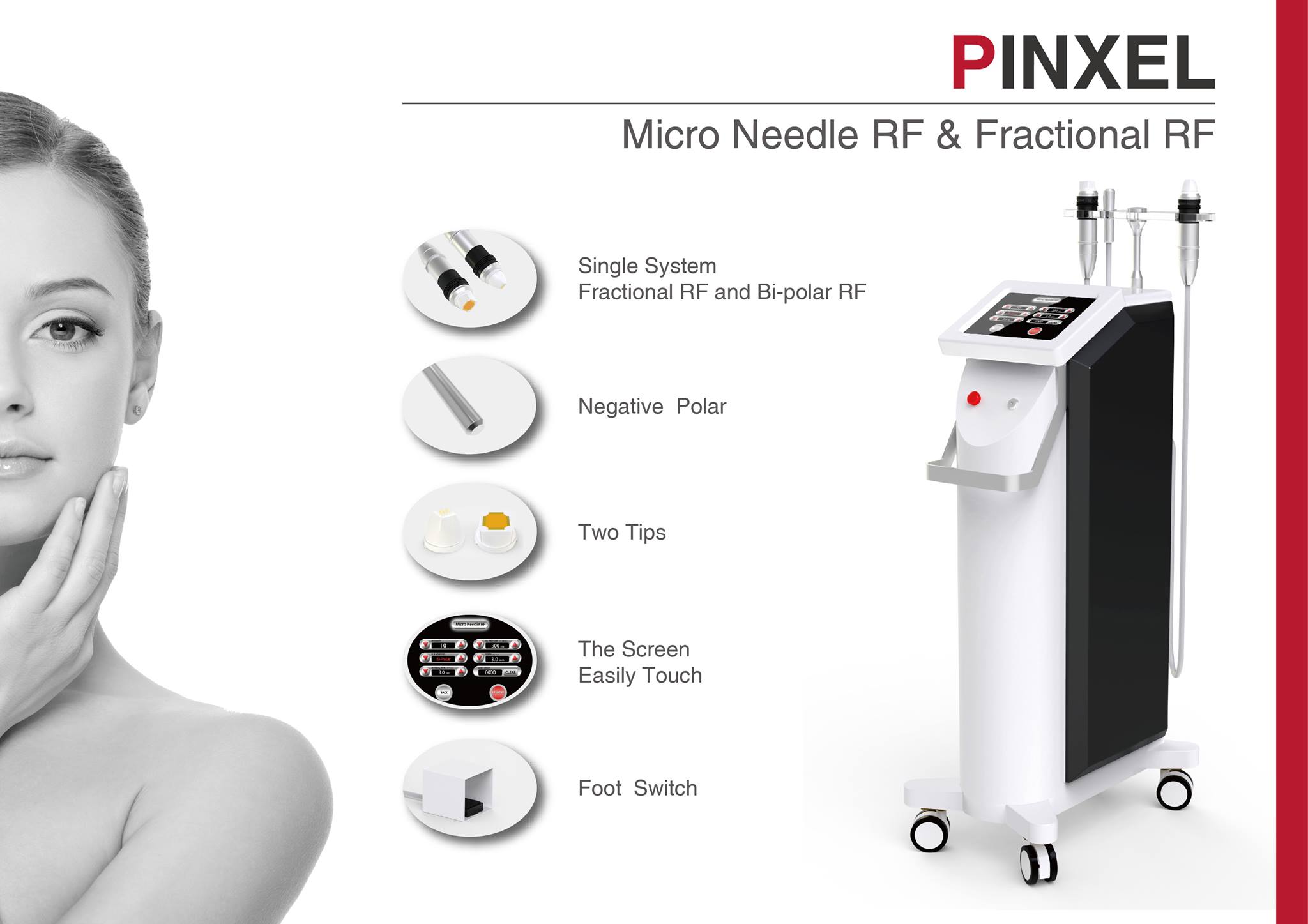 mrico needle &fractional RF machine
