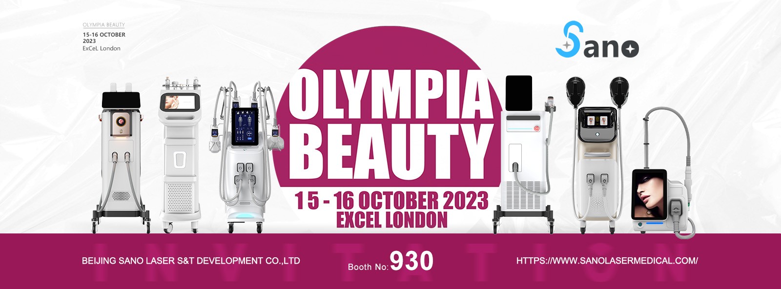 BEIJINGSANO Will At LONDON Olympia Beauty 2023! Come And Find Us At 928/3!