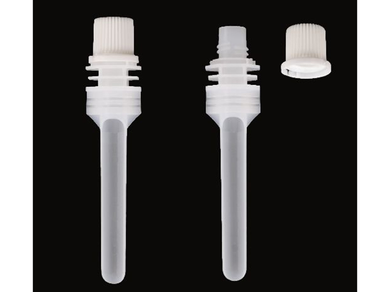 ST051 8.6mm plastic nozzle tube cover extended U-shaped jelly drink self-supporting bag PE rotating tube cover