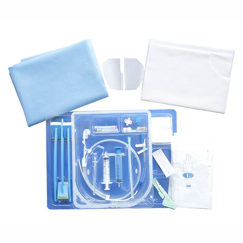 Discount wholesale Inserting Indwelling Catheter Female - Central venous catheter pack – Sanxin