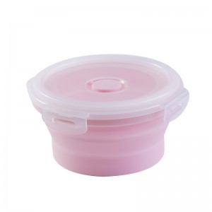 Collapsible Silicone Bowl With Lid Bpa Free Oven Safe