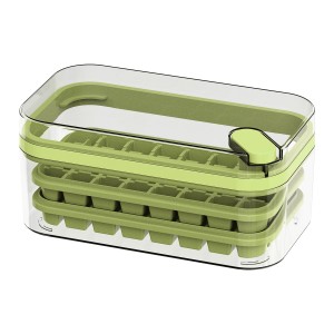 Hassle free Ice cube maker with easy release button