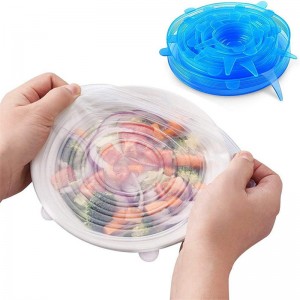 Silicone Lid Food Adaptable Elastic Cover