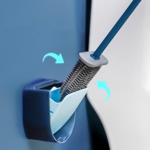 Silicone Toilet Cleaner Scrubber For Bathroom