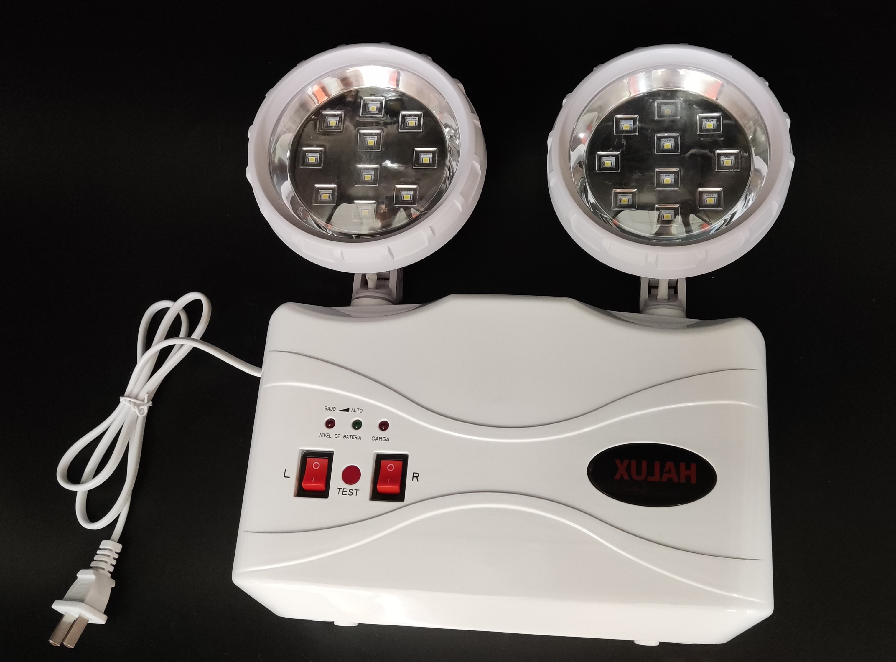 2023 Newest LED Twin Spot Emergency Light Factory Direct Sale