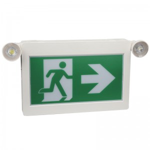 CSA Green Running Man Lighted Exit Sign