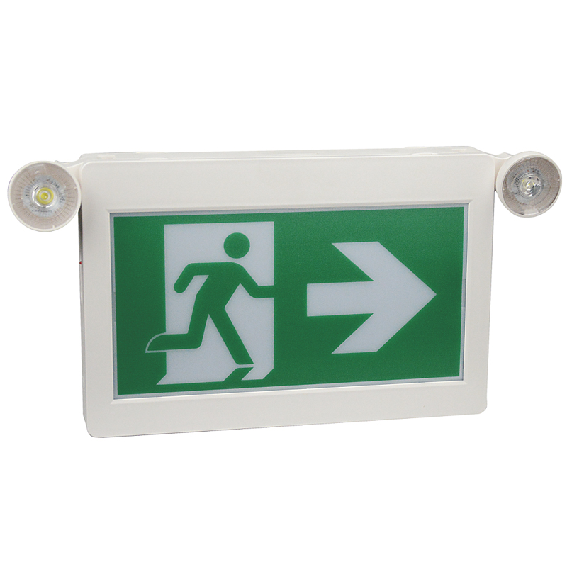 Green Running Man Lighted Exit Sign Combo Featured Image