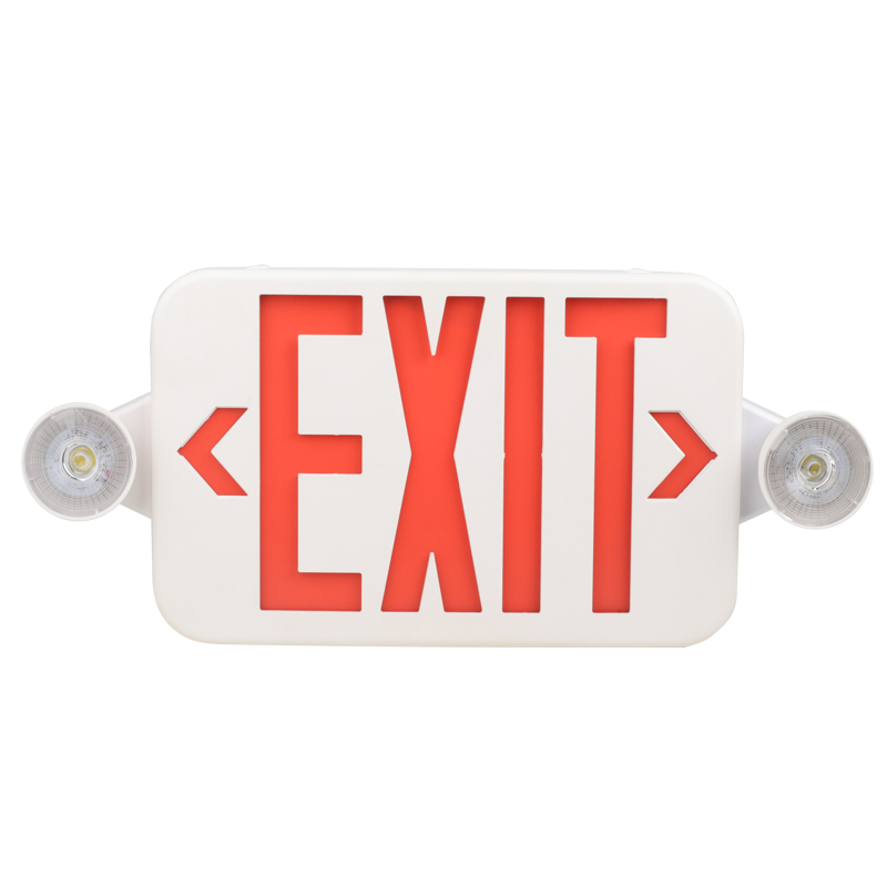 Best-selling Fire Emergency LED Exit Light Sign Combo With UL Certificate