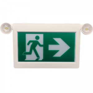 CSA Green Running Man Lighted Exit Sign