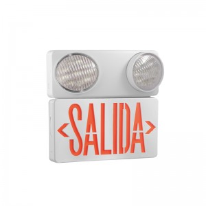 110-240V SALIDA LED Exit Sign Light Combo