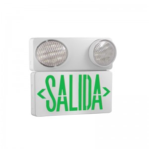 110-240V SALIDA LED Exit Sign Light Combo