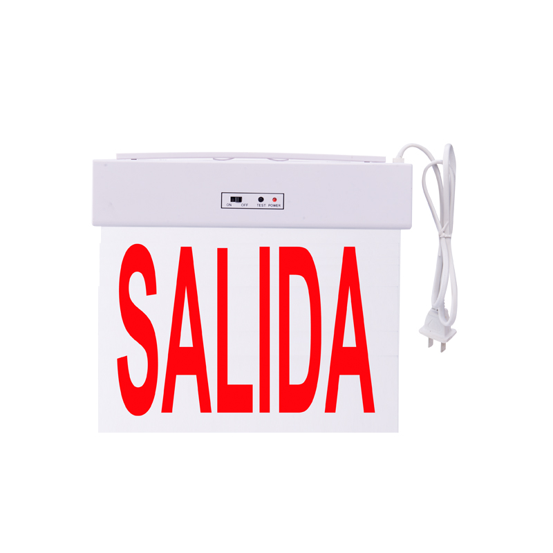 Factory wholesale Exit Sign Light Bulb - SALIDA LED Emergency Exit Sign  – SASELUX