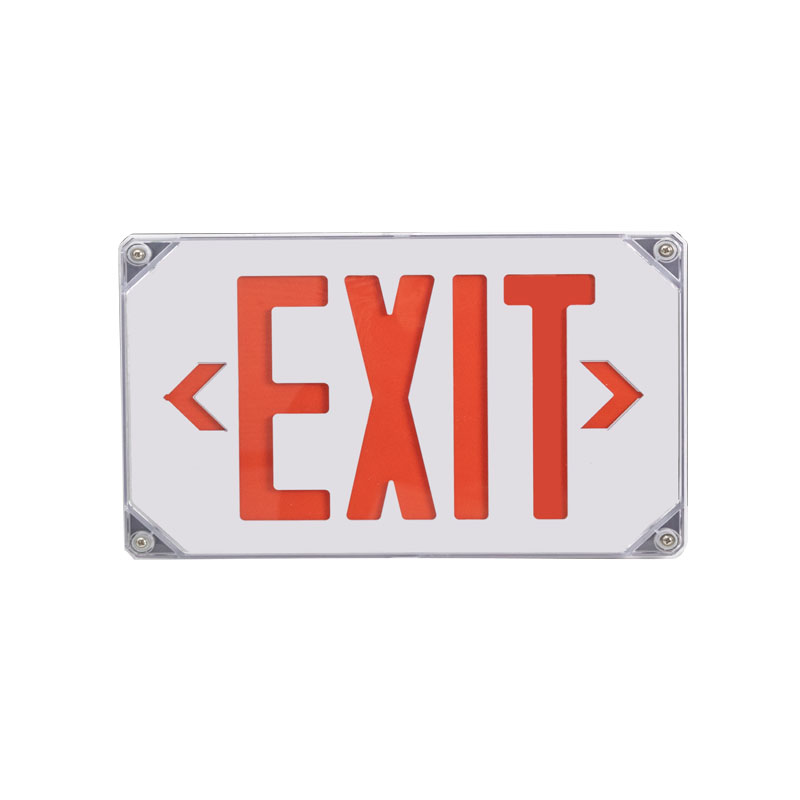UL Listed IP65 Weatherproof Wet Location LED Emergency Exit Sign Light
