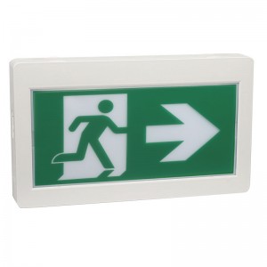 CSA Running Man Exit Sign Emergency With Battery Backup