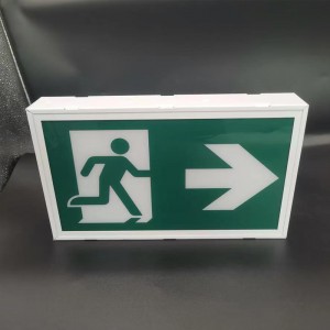 CSA Listed Steel Running Man Fire Emergency Exit Sign Metal Exit Combo Made In China