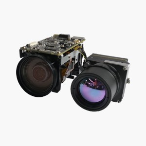 2MP 30x Zoom Visible and 12um 640*512 Thermal dual-sensor EOIR Camera Module