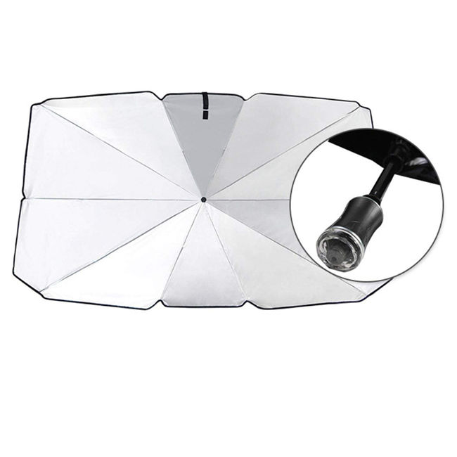 Manufacturing Companies for Foldable Car Shade Umbrella - Car Front Windshield Parasol  with Straight Handle 5024 – Sebter