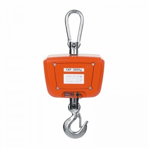 300kg Digital LED Hanging Scale Portable Mini Crane Scale 3600mAh Rechargeable Industrial Hook Scales