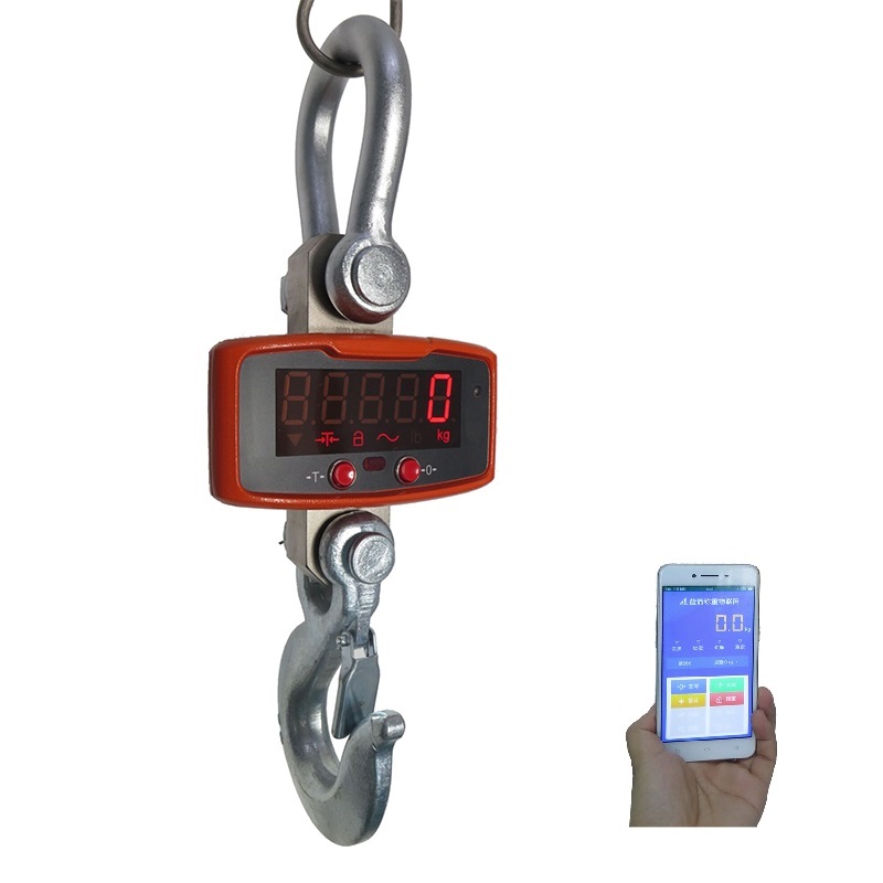 Chargeable(type-c) crane scale with wireless indicator or bluetooth app optional Featured Image