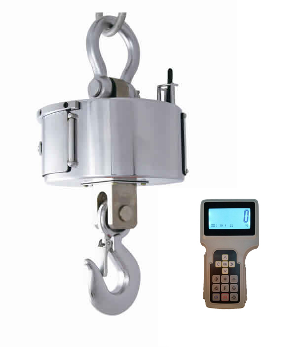 common design cylindrical shell wireless hanging scale for steel weighing