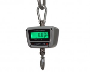 300kg Digital LED Hanging Scale Portable Mini Crane Scale 3600mAh Rechargeable Industrial Hook Scales