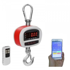 300Kg Digital Mini Hanging Scale Portable Crane Scale with Bluetooth Function