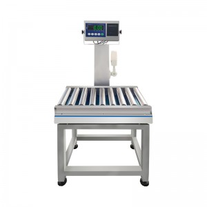 Online weighing packaging detection alarm printing roller scale