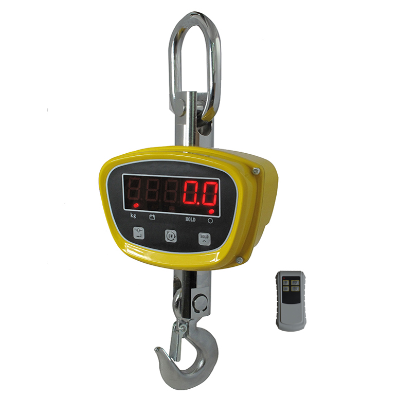 XZ-GGE PRO Light Weight Crane Scale Alloy Housing with rotated hook and shackle