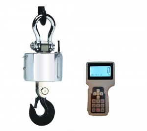 high precision wireless transmission crane scale with rechargeable battery