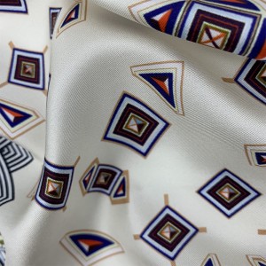 100 silk twill Luxury scarf custom printing 53*53 scarves for women