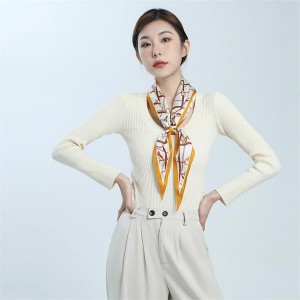 Cheap PriceList For Oversized Wool Scarf - Spring And Autumn Retro Roman Printed Diamond Wool Scarf – JIECHEN
