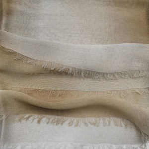 Earth Grey Gradient Modal Silk Blended Scarf Shawl