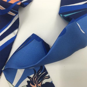 High Class Dmall Neck Ribbon Streamer Narrow Silk Scarf Twill Wrapped Package Tape