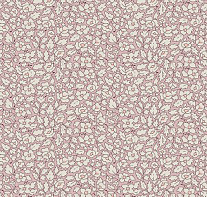 Linen Digital Printing Fabric with Small Flower