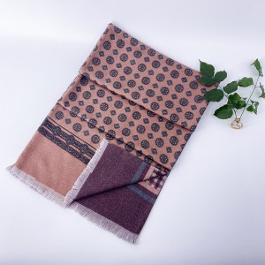 Double Layer Printing Brushed Scarfs
