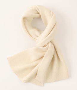 100% Pure wool plain 12 gauge knitted scarf private custom designer scarf women winter warm wool scarf