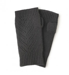 hollow design fashion winter warm cashmere gloves & mittens custom women ladies fingerless knitted gloves
