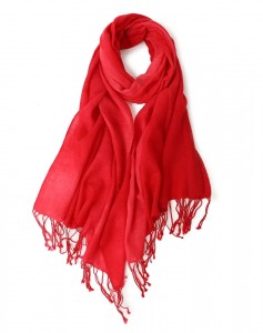 custom logo solid color women winter 80% wool 5% cashmere 15% acrylic scarf luxury fashion short tassel pashima scarves shawl