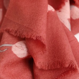 autumn winter thin style fashion soft custom wool winter stole scarf chrysanthemum flower print pashmina scarves shawl