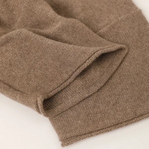 pure cashmere winter oversize women’s sweater rolled collar long style knit women girls cashmere dress pullover