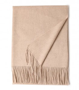 designer luxury fashion winter ladies wool scarf stoles custom embroidery logo women plain color wool scarves shawl for women