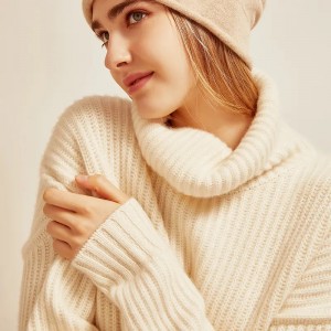 plus size winter warm women’s sweater turtle neck ladies girls long style knitted cashmere pullover sweater