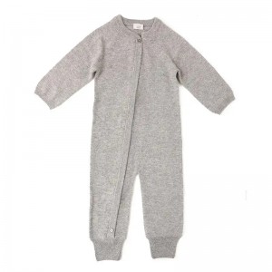 New crawling children’s clothing 100% cashmere warm baby long-sleeved cotton children’s jumpsuit