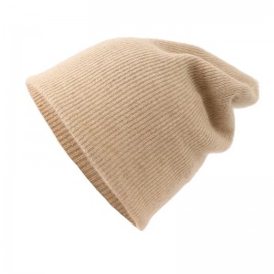 Winter pure real cashmere knitted ny beanie blanks custom women cheap winter hats caps